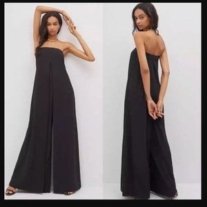 Anthropologie Hutch Strapless Wide-Leg Jumpsuit
